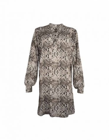 DIVA WESTERN - Balloon-sleeved Dress