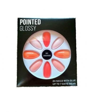 Primark-So orange  Squareletto nails