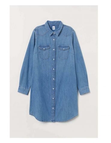 H&M-Denim shirt dress