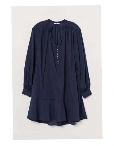 H&M-Airy Cotton-blend Tunic