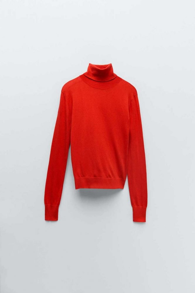 ZARA – HIGH NECK KNIT SWEATER Authentic Brands For Less Online