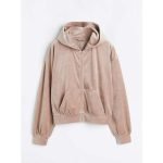 H&M - Velour zip hoodie