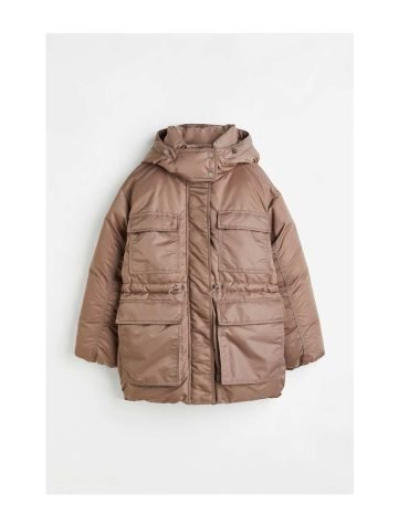 H&M -Drawstring-waist puffer jacket