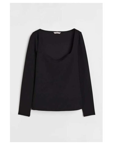 H&M -Fitted jersey top
