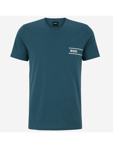 Hugo boss- MENS T-SHIRT RN ROUND NECK 24 TEAL 50483644 445
