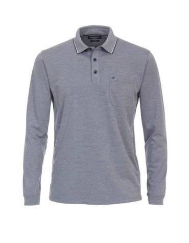 Casa Moda - Men's polo shirt long sleeve (433995300)