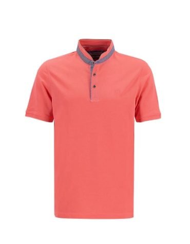 Bugatti -polo shirt with stand-up collar
