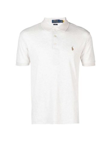 Original Polo Ralph Lauren - White Cotton Custom Fit Polo T-Shirt