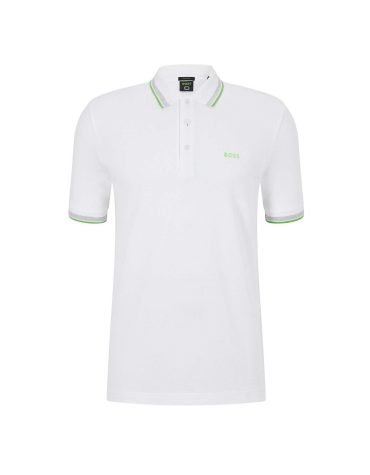 Hugo Boss - 50469055 Paddy Plain Cotton Pique Polo Half Sleeve T-Shirt