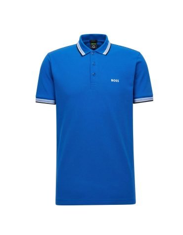 Hugo Boss - 50469055 Paddy Plain Cotton Pique Polo Half Sleeve T-Shirt
