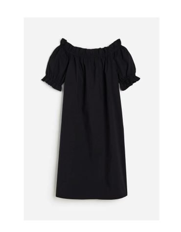 H&M -Off-the-shoulder dress Black
