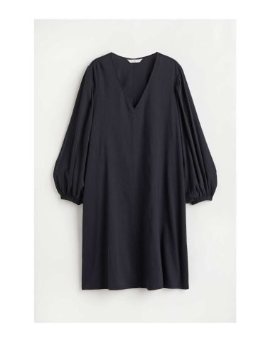 H&M-Balloon-sleeved Dress