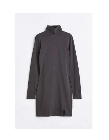 H&M -Polo-neck bodycon dress