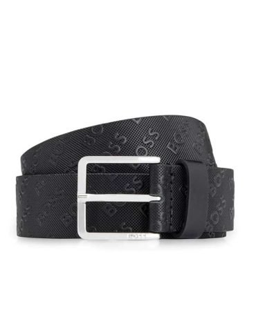 Original Hugo Boss -Hugo Boss SZ35 Men's Leather Belt (Black)