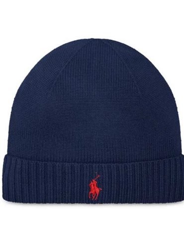 Original -Polo Ralph Lauren COLD WEATHER HAT Blue