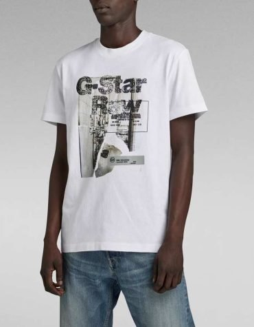 Original G-Star Raw - Men's HQ PRINT T-SHIRT