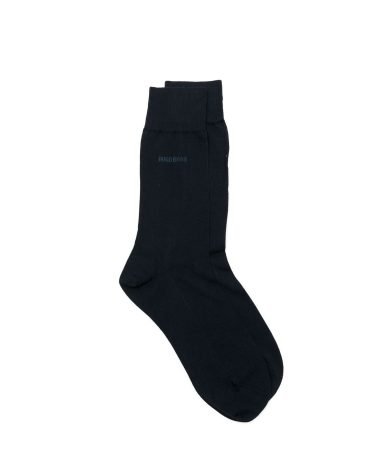 Original -Hugo BOSS - logo-print ankle navy blue socks