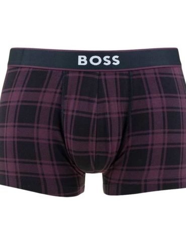 Original Hugo Boss Boxer 24 Block Print Purple