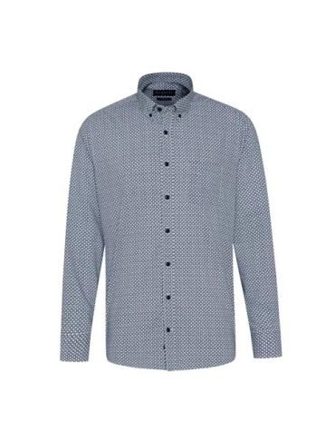 Original Bugatti -Long-sleeved shirt Breast pocket in navy