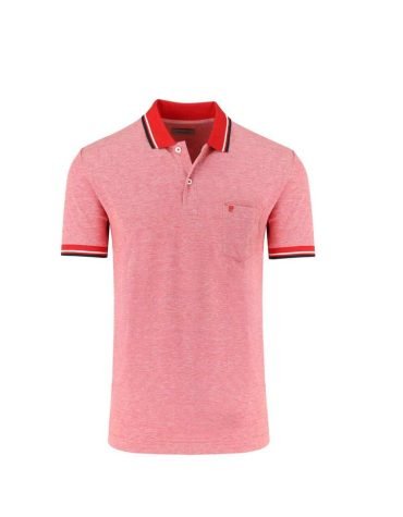 Original Pierre Cardin -Tailored Fit polo shirt red, One Colour