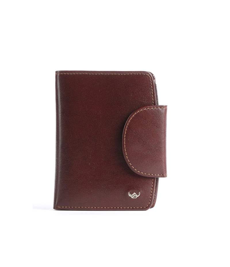 Golden Head Colorado Portacarte In Pelle Marrone Con Protezione RFID – Elegante E Compatto