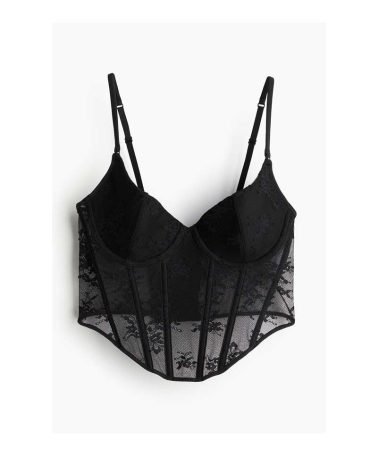 Original H&M -Padded lace bustier