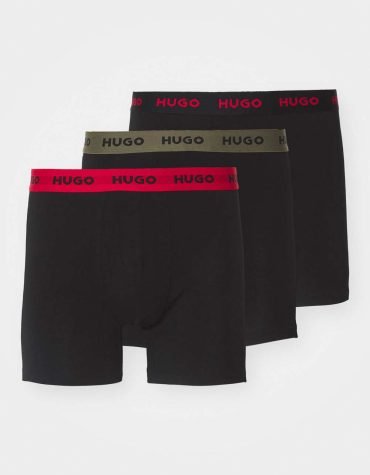 Original Hugo BOSS-BOXER BRIEF 3 PACK - Trunks - black