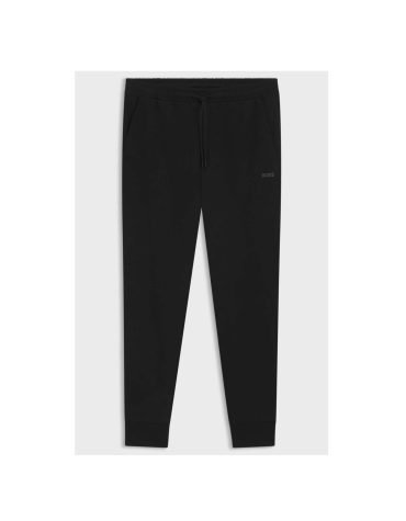 Original Hugo BOSS -Stretch-cotton tracksuit bottoms with logo print