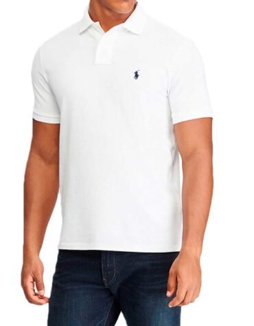 Original Ralph Lauren - Slim Fit Mesh Polo White